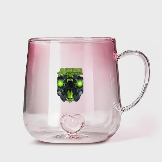 Discover Asking Alexandria Unisex Gradient Glass Mugs: TSth