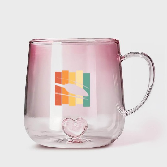 Discover Bell Jetranger Pilot Aviator Helicopter Aviation Gradient Glass Mugs