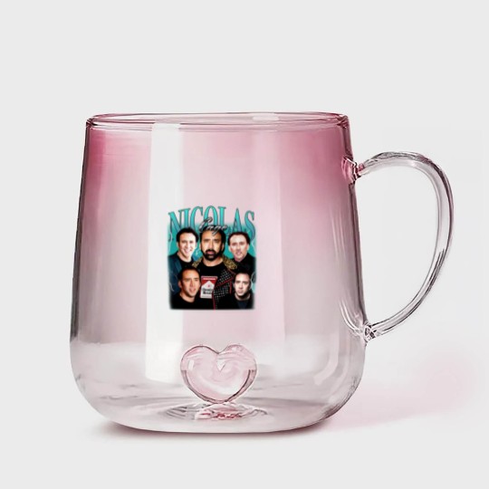 Discover Nicolas Cage Gradient Glass Mugs