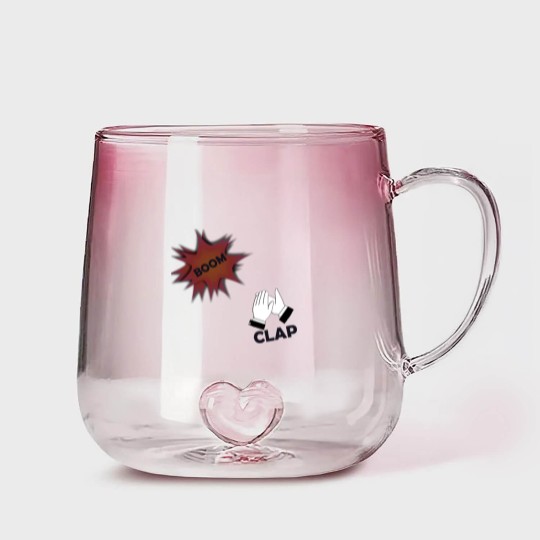 Discover Charli XCX Inspired designs Boom Clap Gradient Glass Mugs