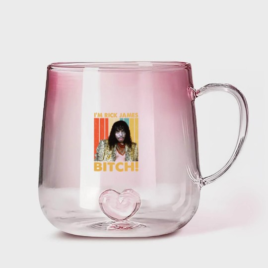 Discover Vintage I'm Rick James Bitch Essential Gradient Glass Mugs