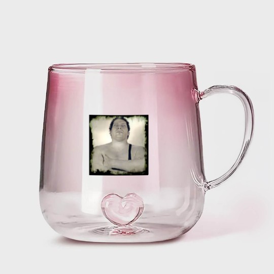 Discover GIANT! - Andre The Giant - Gradient Glass Mugs