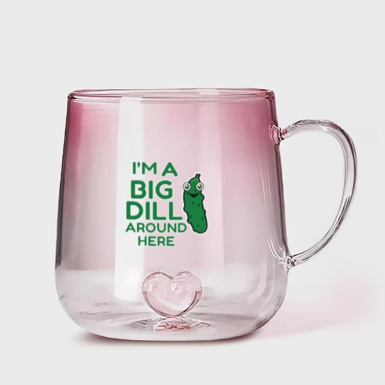 Discover I m A Big Dill Around Here Pickle Gradient Glass Mugs