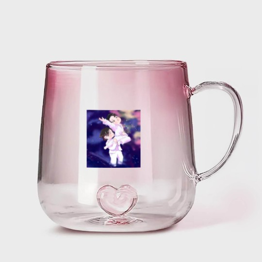 Discover black swan jikook Gradient Glass Mugs