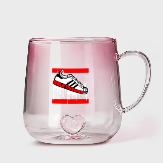 Discover Walk This Way Drip: Men's Graphic Gradient Glass Mugs