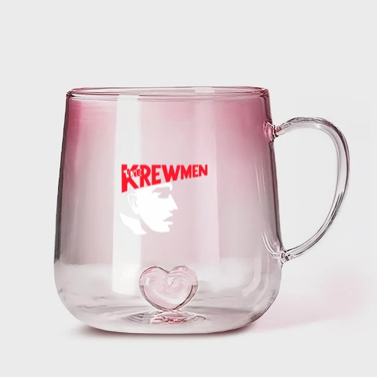 Discover Vintage The Krewmen Pure Rockabilly Psychobilly Music Big Printed Gradient Glass Mugs