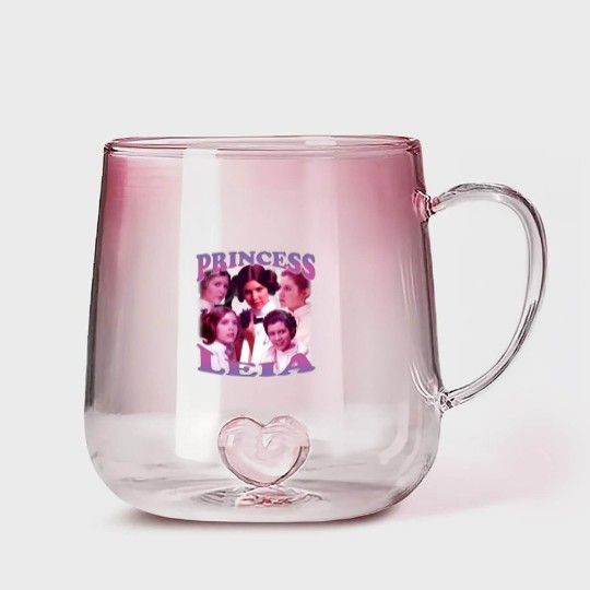 Discover Princess Leia Gradient Glass Mugs Vintage Princess Leia Gradient Glass Mugs Princess Leia Homage Gradient Glass Mugs