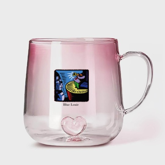 Discover Chandler Blue Louie Gradient Glass Mugs