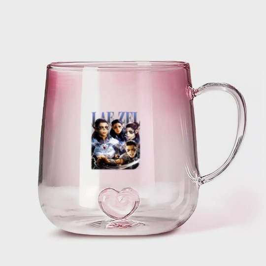 Discover Vintage 90s Style Lae'zel - Baldurs Gate 3 Gift For Fan Unisex Gradient Glass Mugs S-5XL