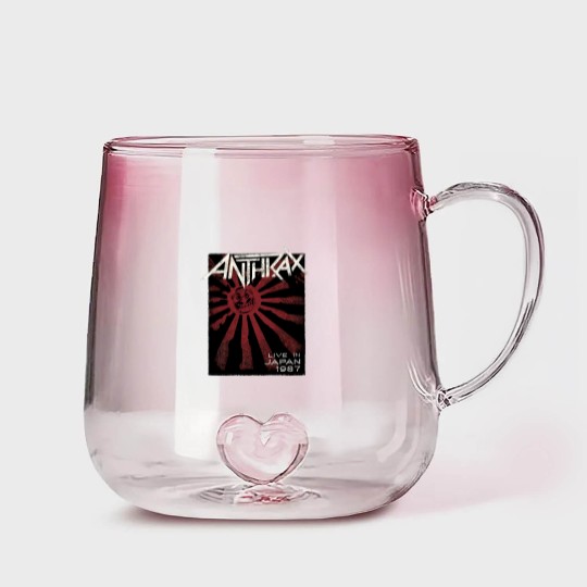 Discover Anthrax Unisex Gradient Glass Mugs: Live in Japan