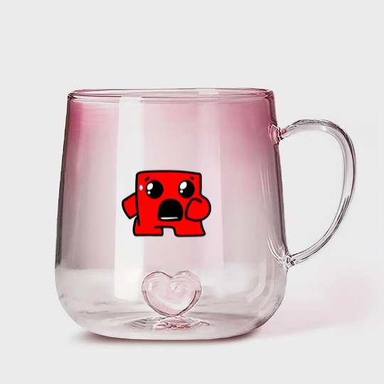 Discover Super Meat Boy Forever Gradient Glass Mugs
