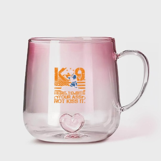 Discover K9 Police Officers Law Enforcement Gradient Glass Mugs