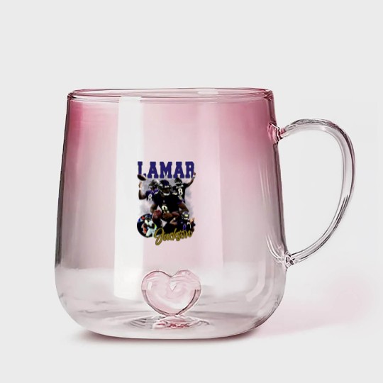 Discover Lamar Jackson Youth Gradient Glass Mugs