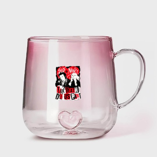 Discover Seditonaries Sid And Nancy Till Death Do Us Part sx Pistols Gradient Glass Mugs