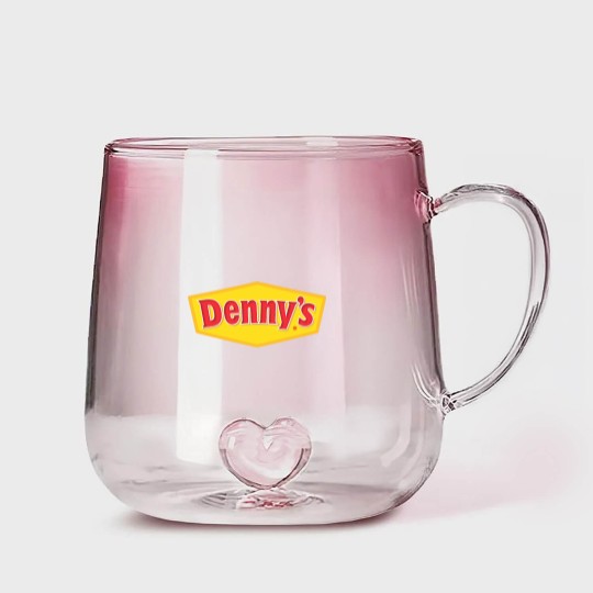 Discover Denny's Logo Gradient Glass Mugs