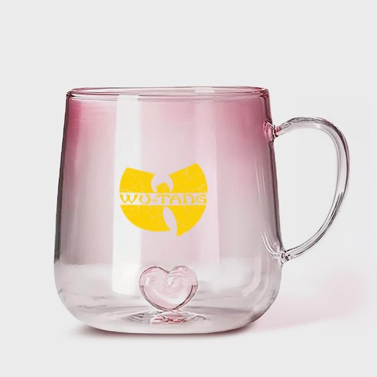 Discover Wutang with Text - Grunge - Wutang - Gradient Glass Mugs