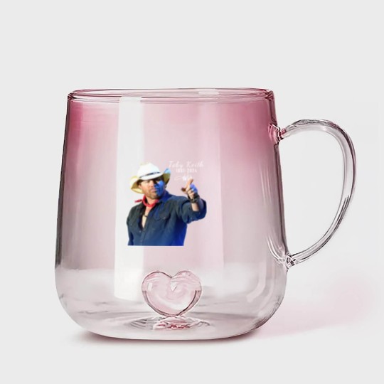 Discover RIP Toby Keith 1961-2024 Signatures Gradient Glass Mugs for Men Women