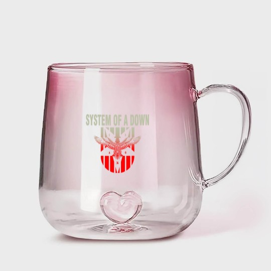 Discover System off System off System off Gradient Glass Mugs