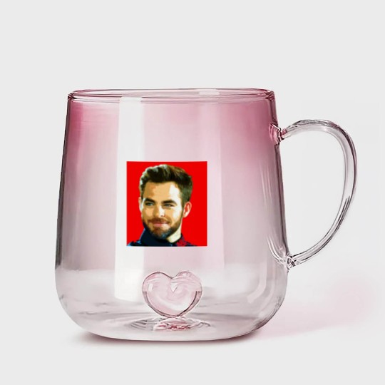 Discover chris pine - Chris Pine - Gradient Glass Mugs
