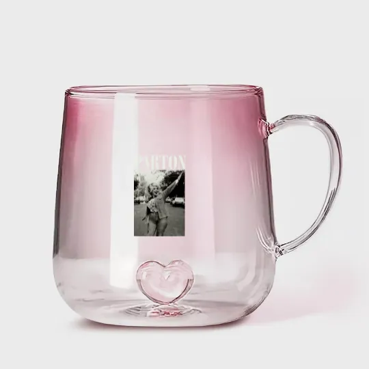 Discover Dolly Parton Gradient Glass Mugs, Dolly Parton Graphic Gradient Glass Mugs Gradient Glass Mugs