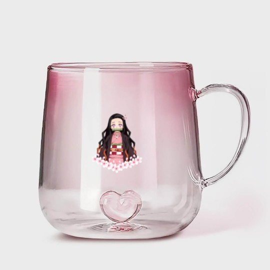 Discover neko Kamado - neko - Gradient Glass Mugs