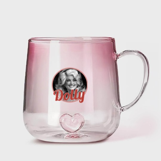 Discover Classic dolly parton - Dolly Parton - Gradient Glass Mugs