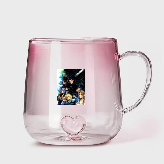 Discover Final Fantasy VII Crisis Core Gradient Glass Mugs