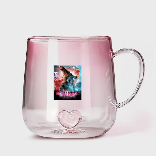 Discover god zilla X Kong The New Empire Gradient Glass Mugs