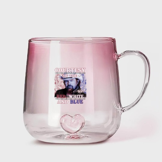 Discover Toby Keith Courtesy Of The Red White And Blue Gradient Glass Mugs