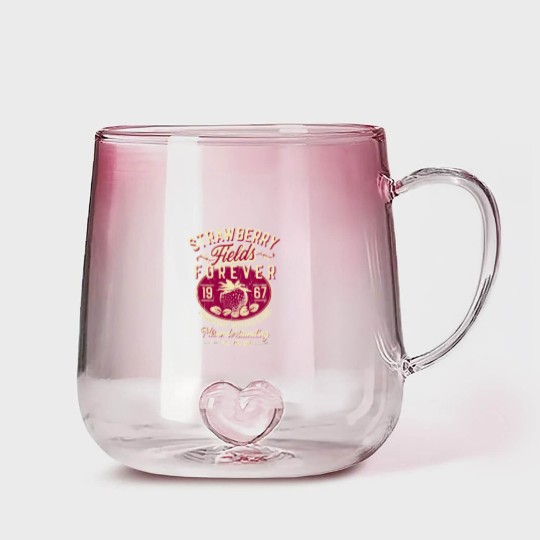 Discover Strawberry Fields Forever Gradient Glass Mugs