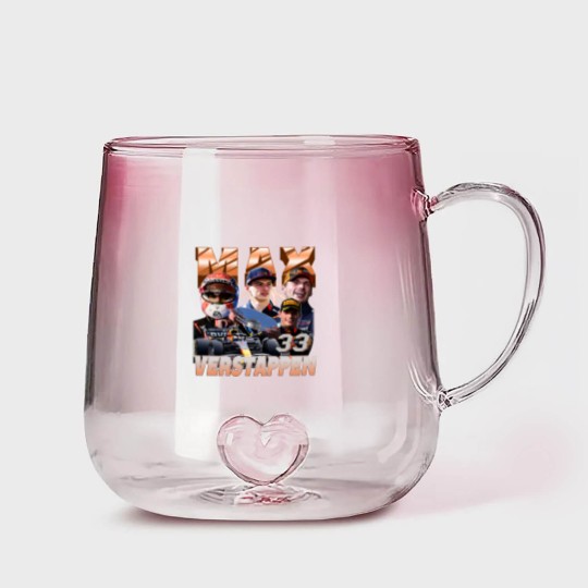 Discover Max Ver stappen Vintage Gradient Glass Mugs, Ver stappen Racing Gradient Glass Mugs