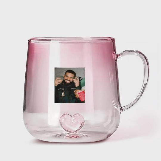Discover Vintage Drake Gradient Glass Mugs, Drake Gradient Glass Mugs, Drake Merch