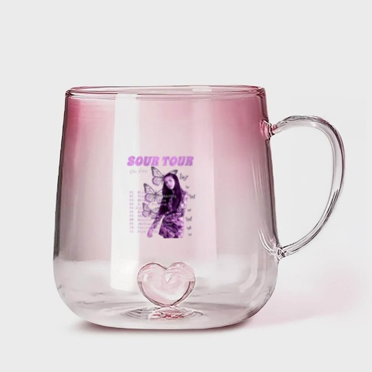Discover Sour Tour concert Classic Gradient Glass Mugs