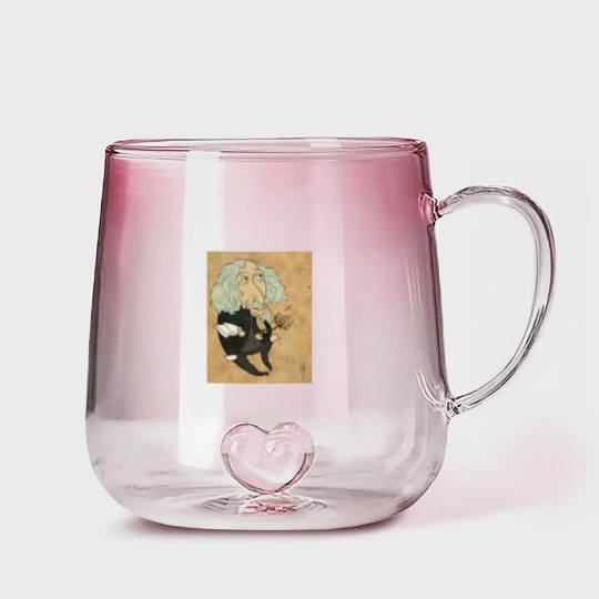 Discover El Caballero de Paris, Heyder Luis Reyes, Backroom Art Gradient Glass Mugs