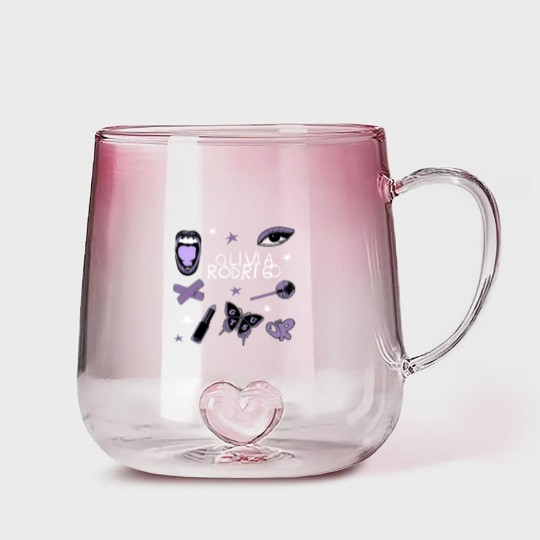 Discover Olivia Rodrigo Guts Print  ColorShirt, Olivia Rodrigo Gradient Glass Mugs,Guts 2024 Gradient Glass Mugs
