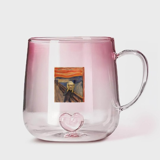 Discover The Goldblum Scream - Jeff Goldblum - Gradient Glass Mugs