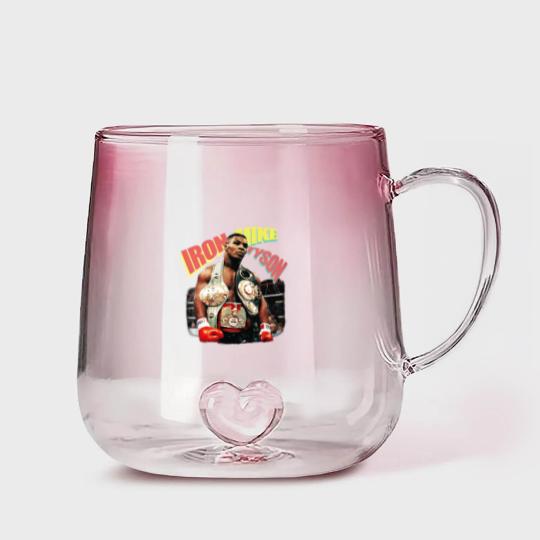 Discover Mike Tyson Gradient Glass Mugs , Mike Tyson Ready to print