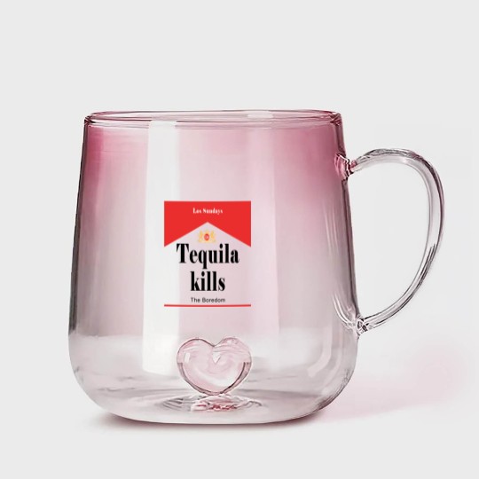 Discover Los Sundays Tequila Kills the Boredom Gradient Glass Mugs
