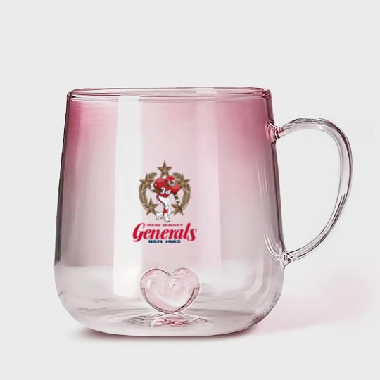 Discover USFL football new jersey generals  design Arizonna Wranglers Gradient Glass Mugs