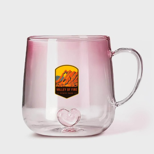 Discover Valley Of Fire State Park Gradient Glass Mugs