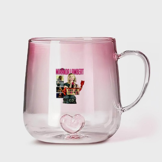 Discover MIRANDA LAMBERT Roadside Bar  Pink Guitars Tour 2019 Gradient Glass Mugs