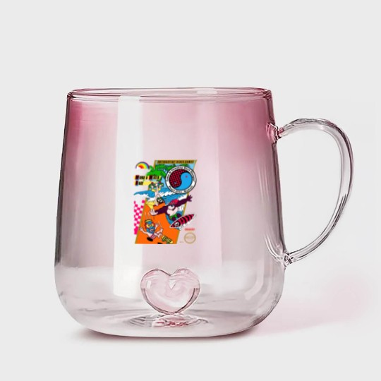 Discover T C Town and Country Surf Designs Vintage Replica Gradient Glass Mugs