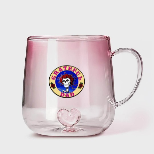 Discover Grateful Dad Gradient Glass Mugs