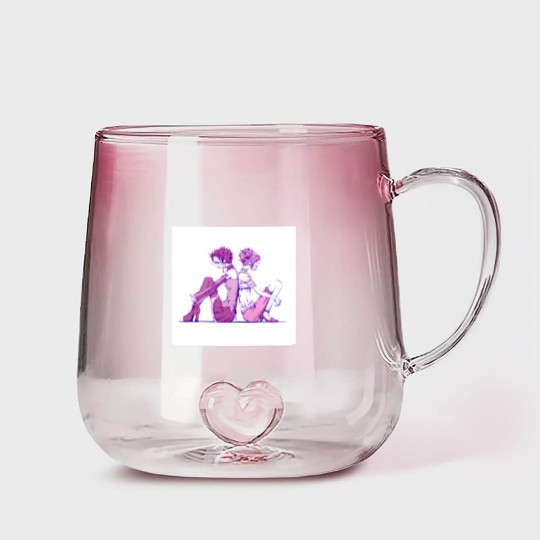 Discover NANA anime Gradient Glass Mugs