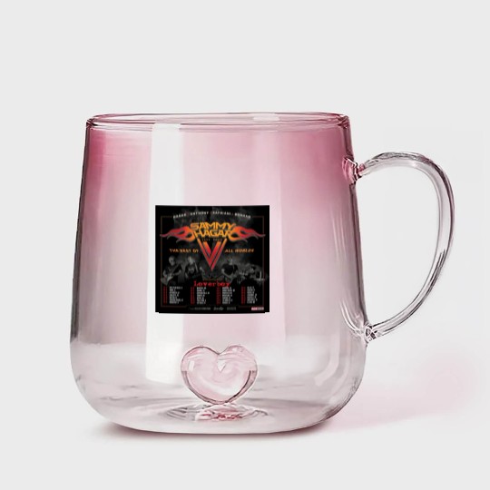 Discover Sammy Hagar Tour 2024 With Loverboy Gradient Glass Mugs S