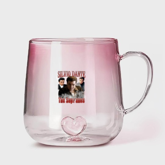 Discover Silvio Dante Gradient Glass Mugs ,The Sopranos Homage Gradient Glass Mugs