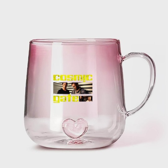 Discover cosmic gate trance dessign Gradient Glass Mugs