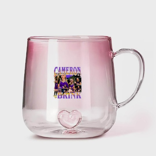 Discover Cameron Brinks Los Angeles Women's Basketball Gradient Glass Mugs