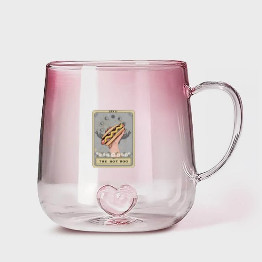 Discover Hot Dog Tarot Card Gradient Glass Mugs, Hot Dog Gradient Glass Mugs, Funny Hot Dog Gradient Glass Mugs Hot Dog Lover Gradient Glass Mugs Game day Gradient Glass Mugs Food Gradient Glass Mugs Hotdog Gradient Glass Mugs