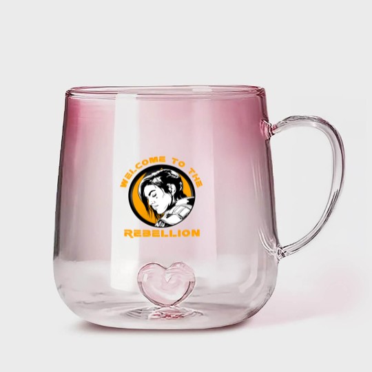 Discover Gina Carano - Welcome to the Rebellion Gradient Glass Mugs